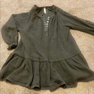 Cozy Waffle Knit Tunic Top